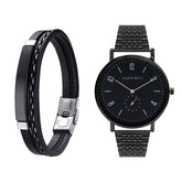 Gleevers Gift Set for Men|Gift Box Pack of 2 with Joker and Witch Watches for Men & Yellow Chimes Bracelet| Birthday Gift, Anniversary Gift, Valentine Gift, Christmas Gift, Secret Santa Gifts